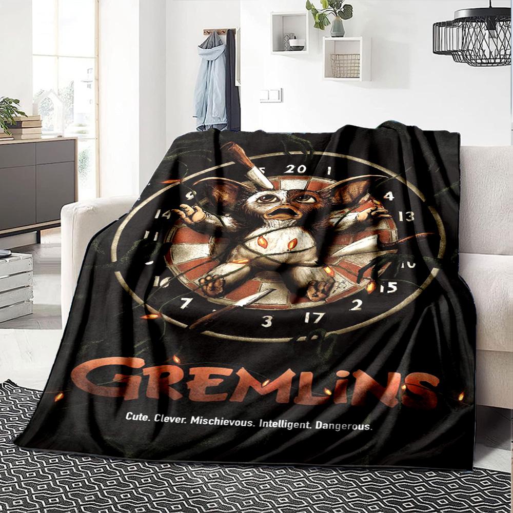 Gremlins Blanket Durable Comfort Suitable for Sofa Couch Picnics for All Occasions Modern Style Gifts For Family Or Friends