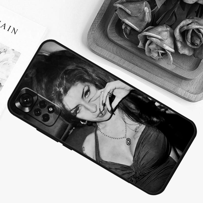 Amy Winehouse Case For Xiaomi Redmi 12C 10C 9A 9C 9T Redmi Note 12 Pro 8 9 10 11 Pro 11S 10S 12S Cover