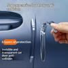 2/4Pcs Car Door Anti-Collision Strip Mirror Door Border Collision Scraping Corner Guard Silicone Protective Anti-Scratch Sticker
