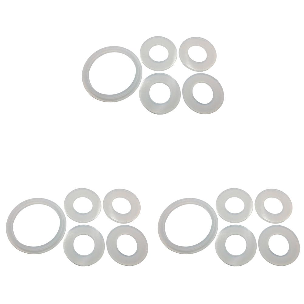 

Connector Seal Gasket Set Silicone Seal Repair Kits for Miami Milan Cancun Havana Lay-Z-Spa Helsinki 6x5x1cm