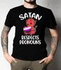 Satan Respects Pronouns Shirt Target Classic T-Shirt UNISEX ALL SIZE Unisex T-Shirt
