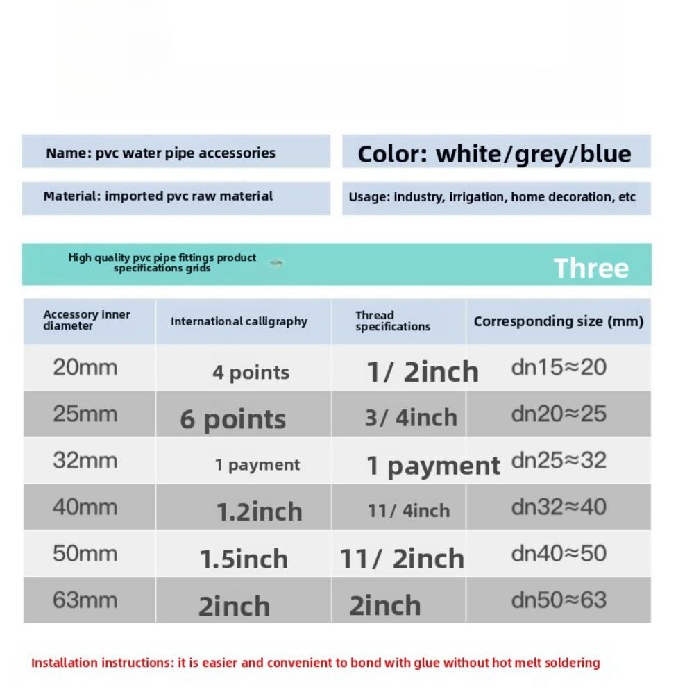 20/25/32/40/50mm Gartenbewässerungsschlauchfittings PVC Gerade Reduzierstücke Wasserrohr Aquariumadapter