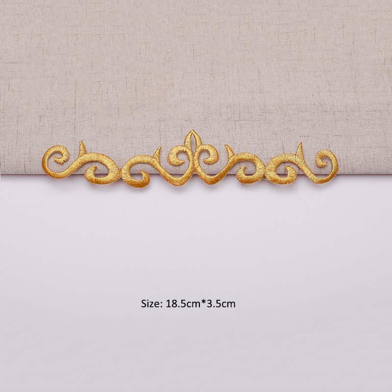 Diy Garment Decorative Hotfix Accessories Patch Sticker Embroidery Costume Dress Bag Hat Edge Embellished Iron-on Applique Patch