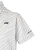 Golf Polo Shirt Zebra 6 [New Balance] Short-Sleeve (Stretchable, Print) / Men's / 012-6168008 021_Gray [LL]