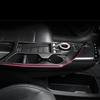 LHD/RHD For Kia EV6 -2026 Carbon Fiber Center Console Gear Shift Panel Cup Holder Cover Trim Interior Accessories
