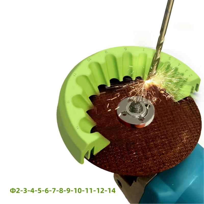 High Accuracy Drill Bit Sharpener Unique Bit Grinding Accessory for Angle Grinders with Easy To Carry Features