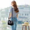 Pouch Black Large Capacity Women Shoulder Bag Small Square Bag Female Handbag PU Leather Handbag