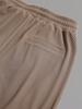 Men's Stand Collar Ribbed Jacquard Weave Button Front Long Sleeves Shirt and Straight Leg Drawstring Pants Set