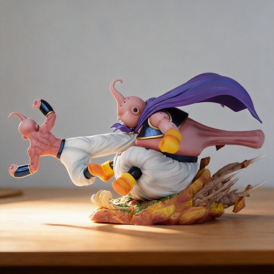 Dragon Ball CS Majin Buu Battle Pose GK Figure Anime Peripheral Trendy Toy Desktop Decor Collectible Model Ornament