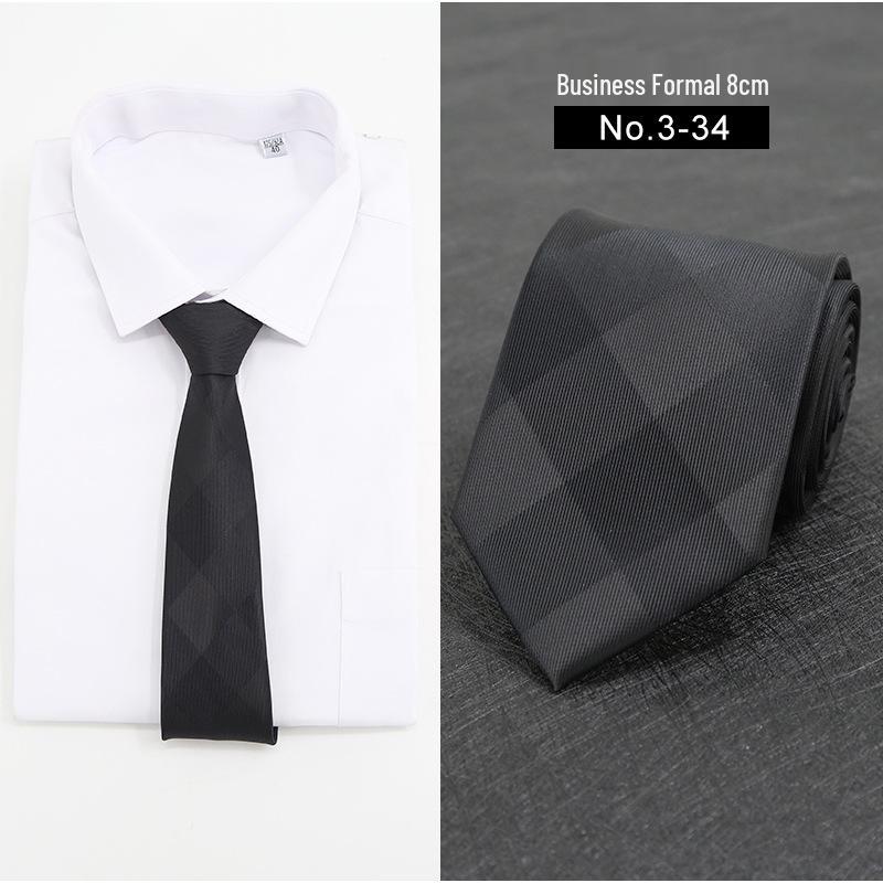 Men's Formal Business Casual Solid or Striped Tie