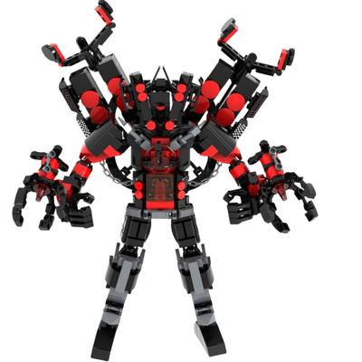 2025 Нова Жахлива Гра з Будівельних Кубиків Skibidi Speakerman Camara Мультяшна Лялька Туалетний Титан Телевізійний Чоловік Боси Модель Дитячий Подарунок на День Народження