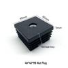 M8 Adjustable Table Leg Foot Pad with Height Adjustment Screw