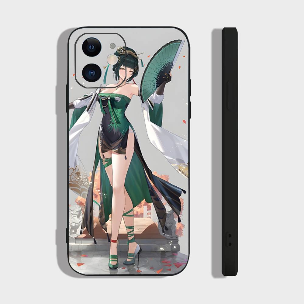 Hanying Zitheriwo Animated Mobile Game P-PGR Phone Case For IPhone 17 Air 16 15 14 13 Pro Max 11 12 Black Silicone Cover