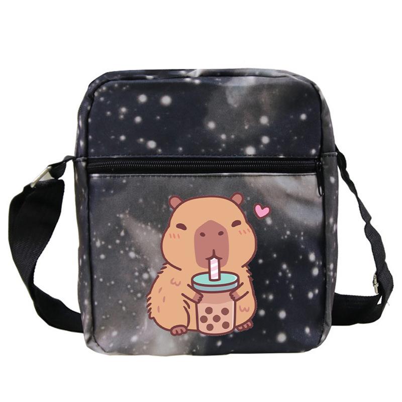 Fashion Versatile Children'S Portable Shoulder Bag Printed Trend Multifunctional Oblique Span Bag