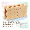 ideamall Pencil Case Pen Case Plush Toy Cute Pencil Holder Funny Large Capacity Biscuit