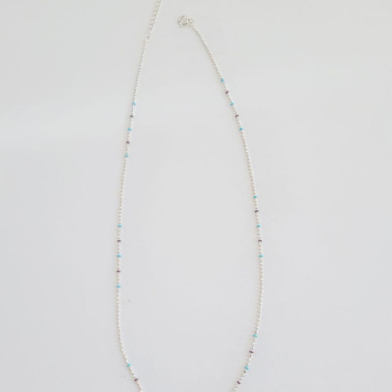 

BSWAN cotton candy necklace Silver