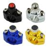 Motorcycle Handlebar Switch 22MM 7/8" Universal On/Off Button for Headlights Horns Power Cutoffs Aluminum Alloy Durable