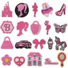 Pink Princess Cartoon Girl Embroidered Patch - Clothing Accessory Emblem