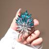 Sunward Growth Sunflower Brooch: Elegant Women's Corsage Pin for College Entrance Suits