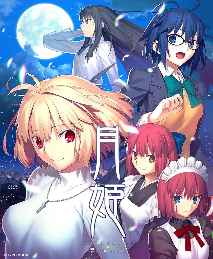 Tsukihime piece of blue glass First limited edition Special cosmetic box with original illustration by Takeuchi Takashi setting material collection