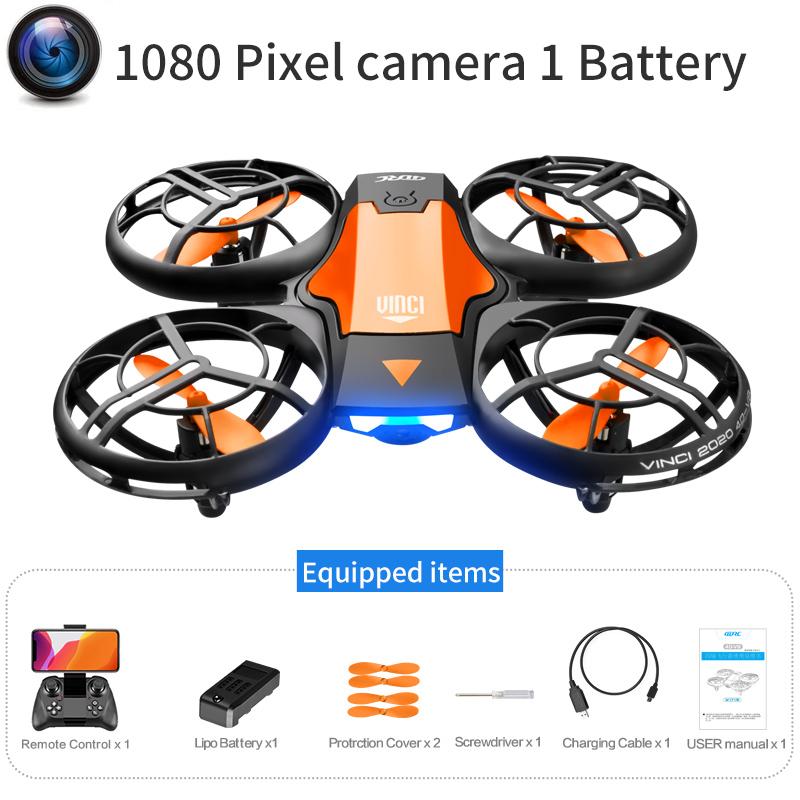 V8 New Mini Drone 4k Profession HD 1080P Wide Angle Camera WiFi FPV RC Dron Height Keep Drones Helicopter Kids Toys 4DRC