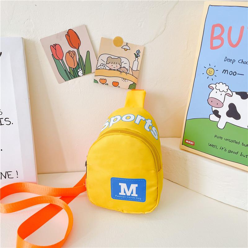 Modă pentru copii geantă mică de piept la modă cool băiat geantă de umăr cu literă personalizată geantă pentru schimbat bebelușul fată ieșind geantă messenger