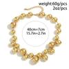 Exaggerated Acrylic CCB Big Ball Bead Chain Necklace for Women Wed Vintage Chunky Clavicle Choker Grunge Jewelry Steampunk Men