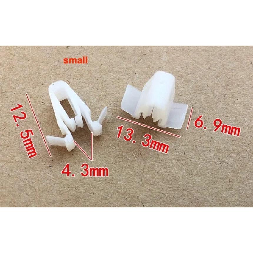 10pcs for Toyota Highlander tailgate trim panel buckle luggage trunk rear cover clip 10pcs small