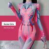 Costume da Cosplay di Daji di Halloween: Tuta nera da donna Spiderman, Costume di Asuka da Overwatch