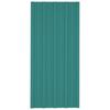 VidaXL Roofing Panels 36 Pcs Galvanized Steel Green 100x45 Cm 317212