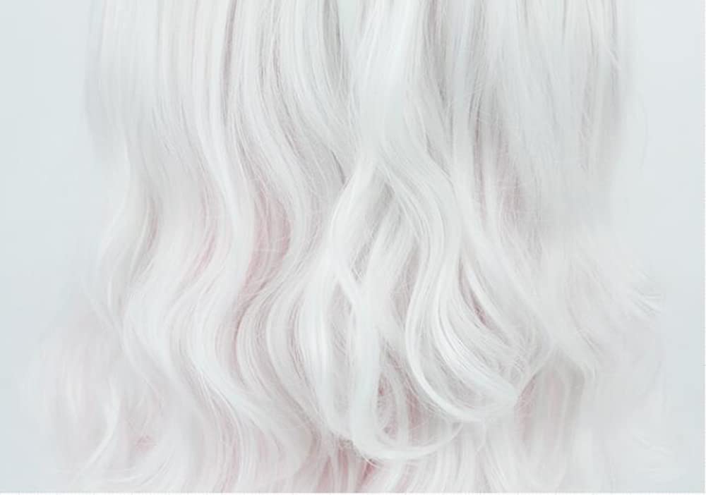 Nozomi Ishigami Cosplay Wig, Silver, Red, and Blue Gradient, Heat-Resistant, Perfect for Costumes, Halloween, and Events