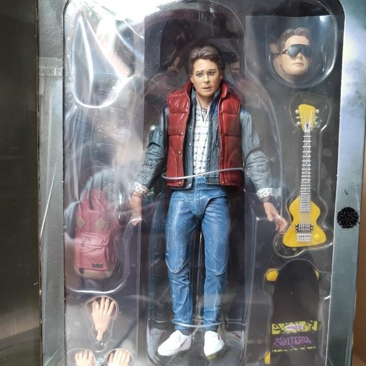 Back To The Future Marty 7in Pvc Action Figure Collectible Model For Fans