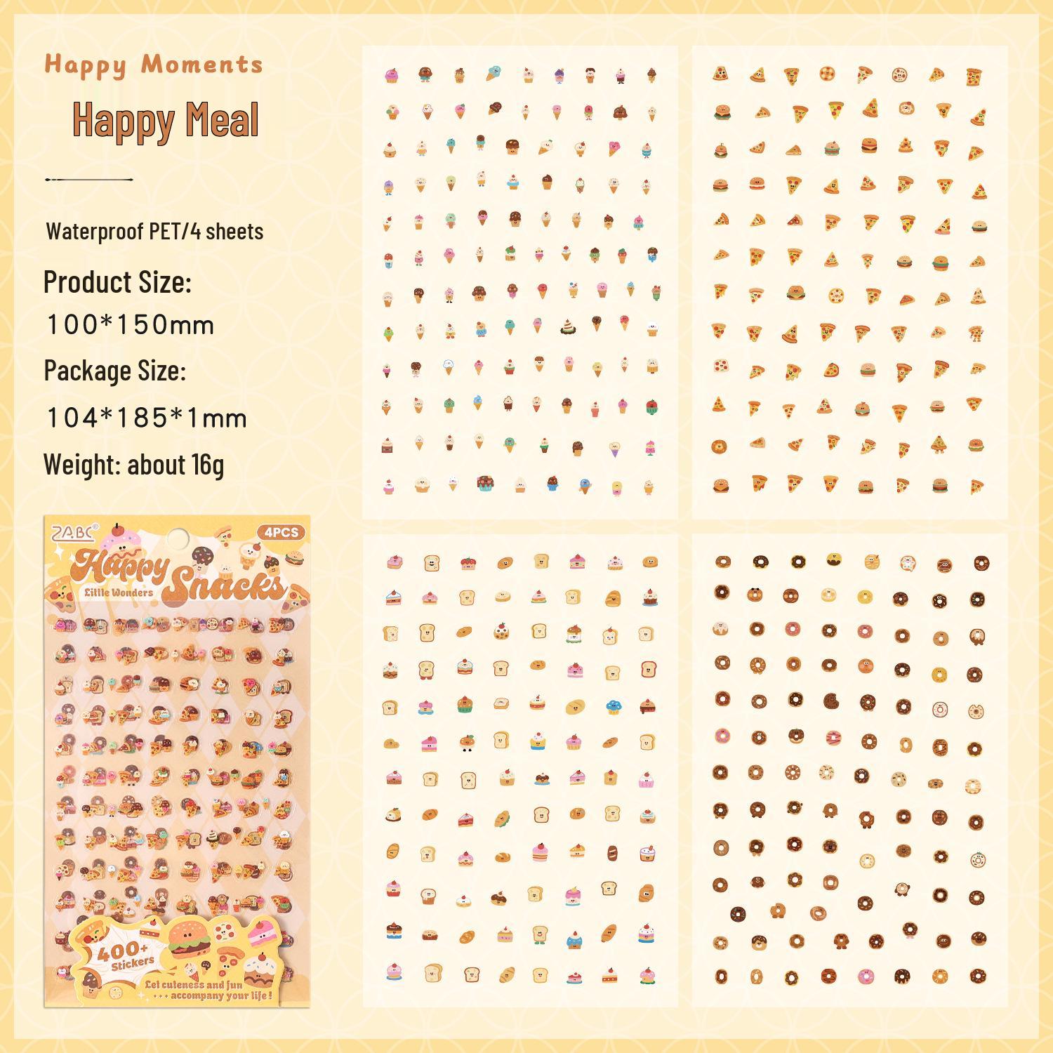 Yuezhen Cute Stickers: Children s PET Journal Fun Pack