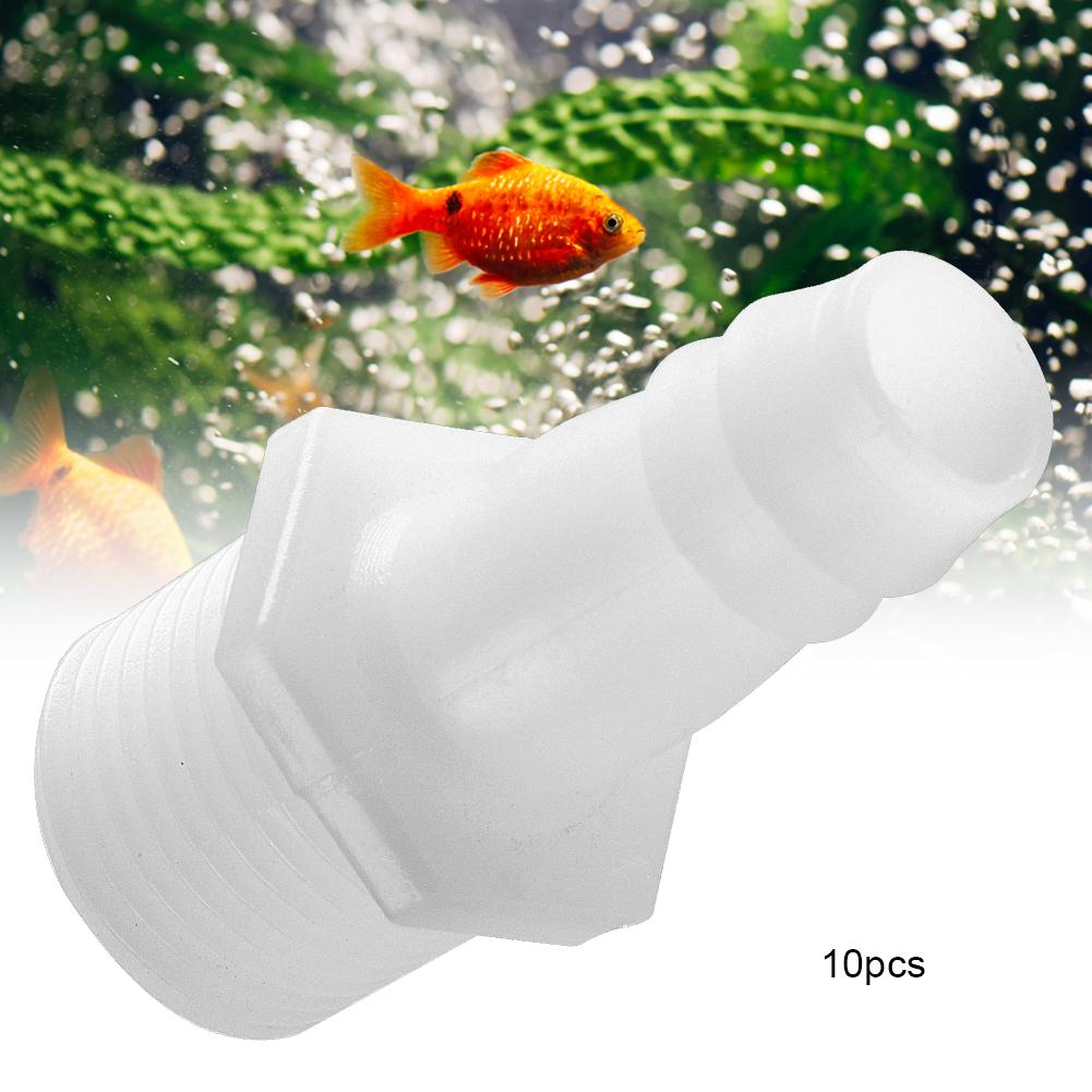 10 STÜCKE Aquarium 1 2 Gewinde Rohradapter Aquarium Luftpumpe Anschluss Schlauchverschraubungen Verbinder 12MM