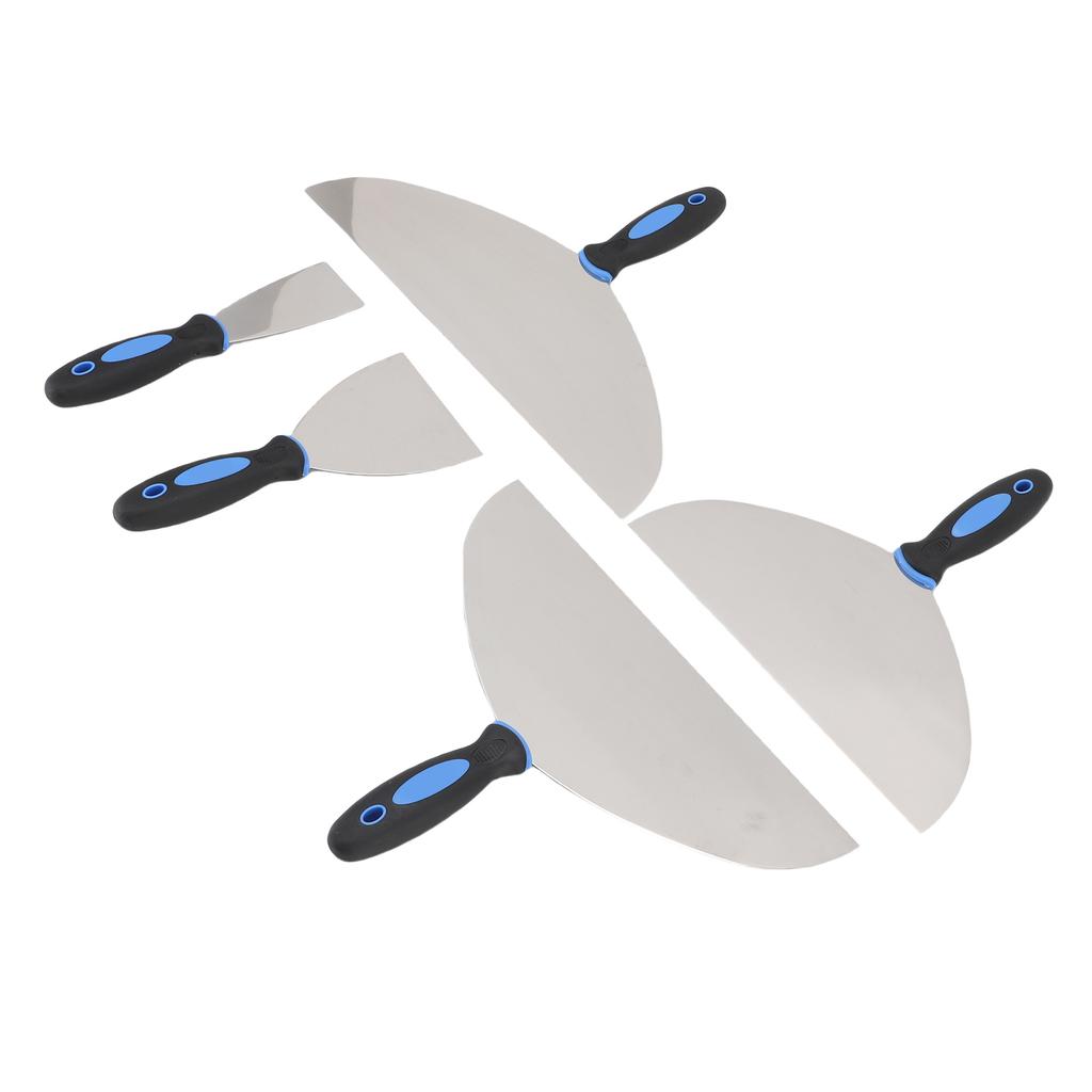 5Pcs Putty Cutter Set Stainless Steel Taping Cutter Set for Construction Site Home Decoration 2 4