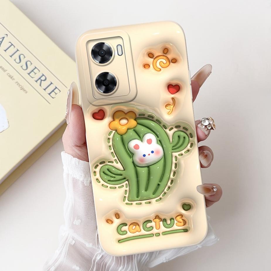 For Oppo A57 4G Case Oppo A57s Cute Fashion Cartoon Cover Matte Soft TPU Phone Case For Oppo A77s A57s OppoA77 OppoA57 4G Fundas