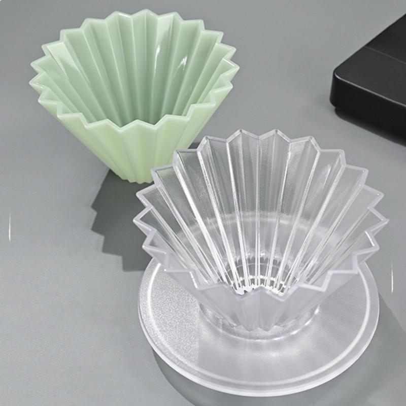 Transparent Resin Paper Filter Support Slip Resistant Coffee Brewing Accessory Efficient Coffee  Dripper Holder