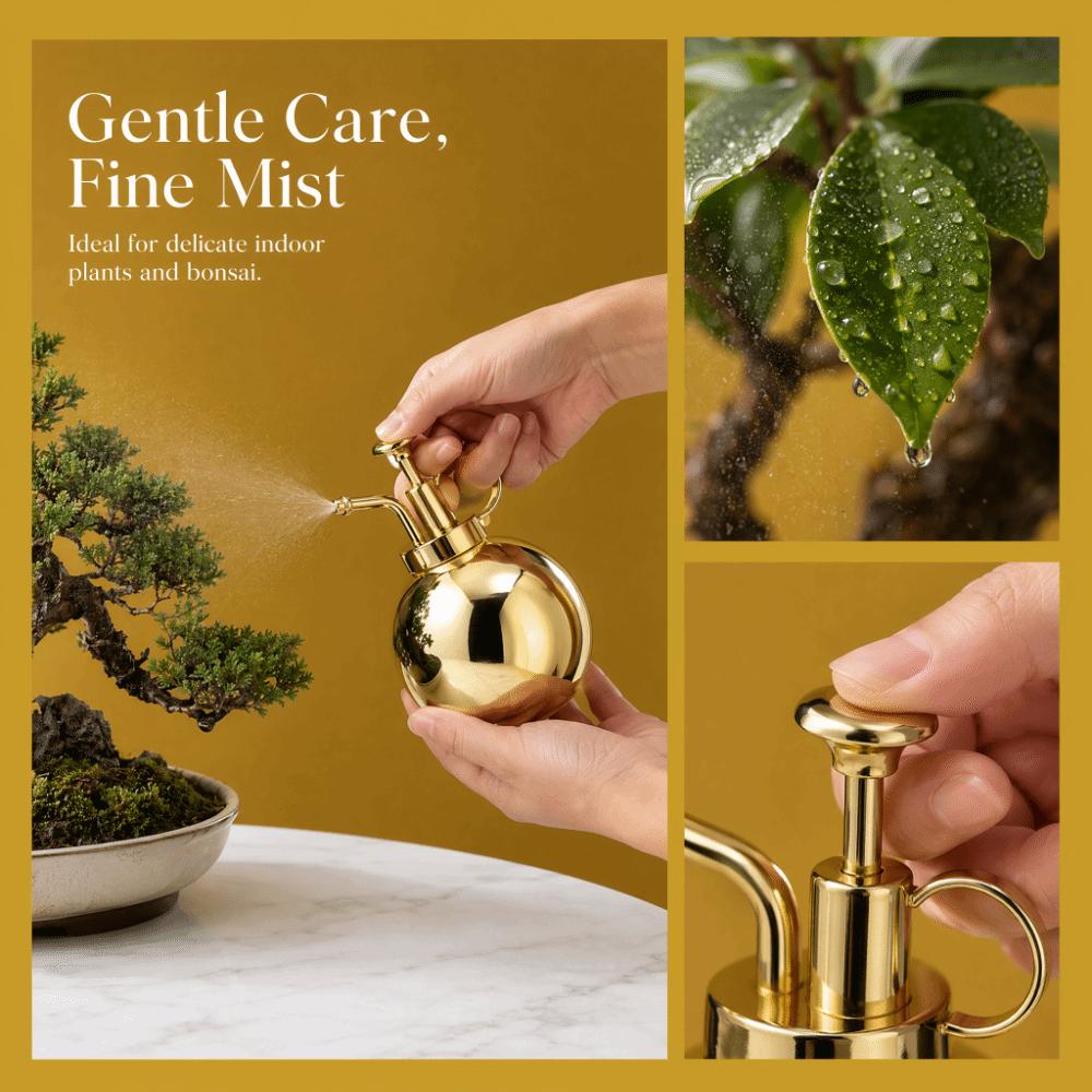 304 Stainless Steel Metal Watering Can 500ml Watering Kettle Gardening Spraying Can  Balcony Plants