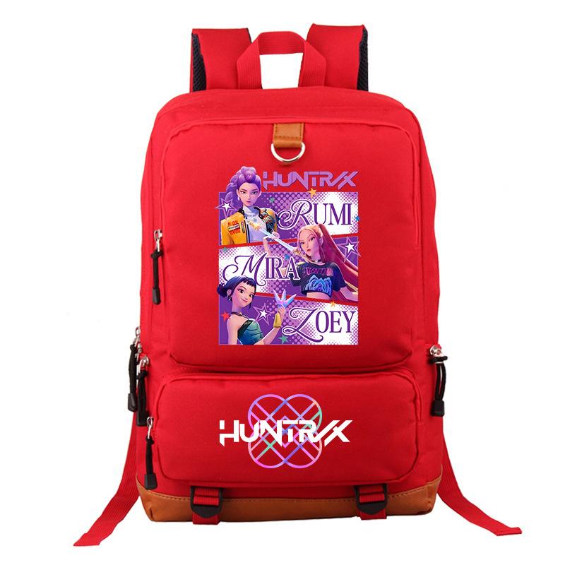 Anime Cartoon Peripheral Korean Version Student Schoolbag Large Capacity Leisure Travel Bag Personalized Printing Backpack