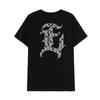 EIGHTVOLUME Ev E Emblem Paisley Oversized Short Sleeve T-Shirt (Black)