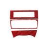 For Porsche Boxster/996 Red Carbon Fiber Interior Central Storage Box Cover Trim