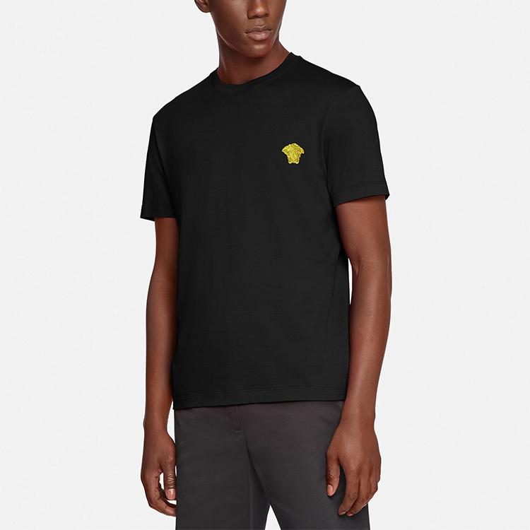 VERSACE Embroidered Logo T Shirt A89289-A228806-A1008