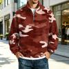 Men's Casual Loose Fit Stand Collar Raglan Sleeve Sweatshirt