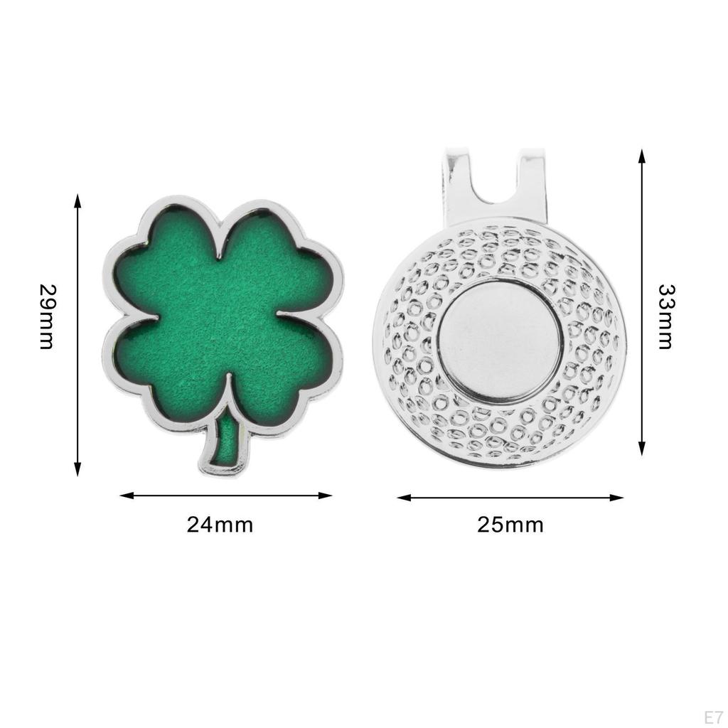 Golf Ball Marker Accessories Metal Mark Hat Clip for Ladies