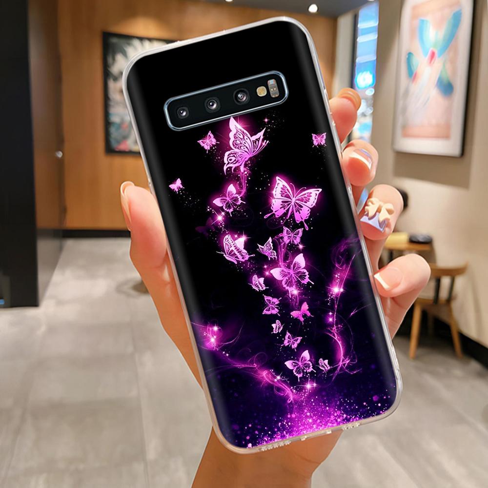 Phone Case For Samsung Galaxy S10 Plus Case Fundas Cases For Samsung Galaxy S10 S 10+ S10E Soft TPU Silicone Bumper Cover Coque