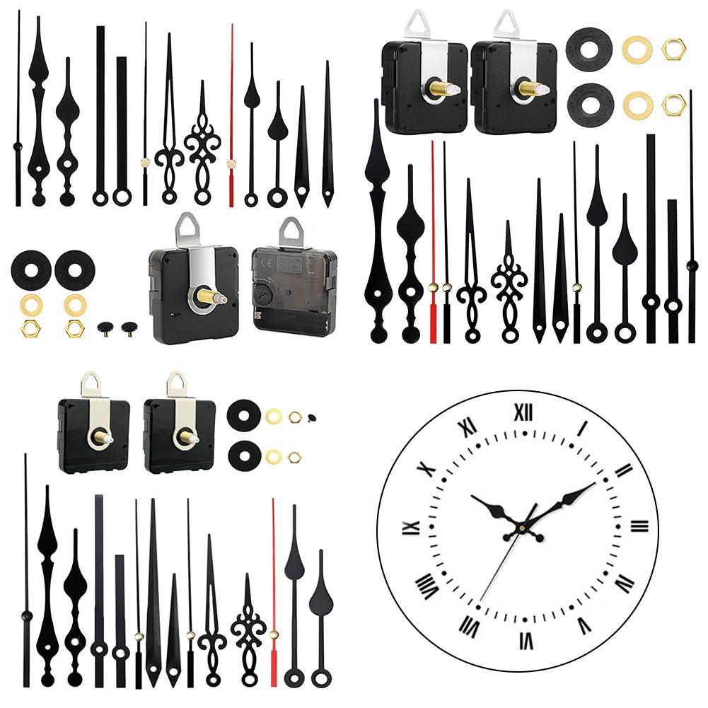 Sleek Design Clock Making Kit Includes Two Movements and Five Pointers