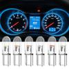 10pcs Car Trument Panel Warning Decoration Lamps Dashboard T5 LED W3W W1.2W 74 286 Wedge Indicator Lights Auto Accessories