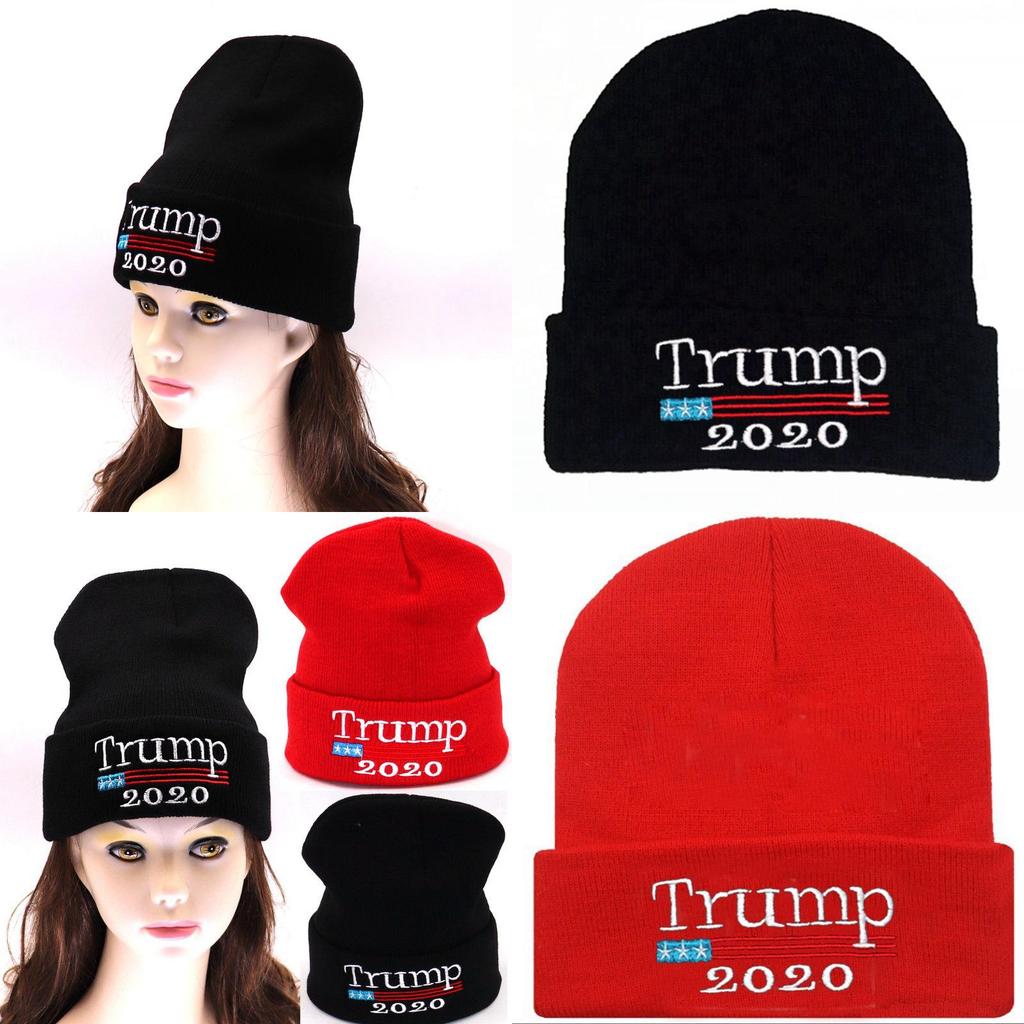 2020 Trump Donald Beanie Hat Make America Great Again Knit Beanie Warm Cap Ski