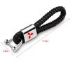 knpc3 Metal Car Key Chain Key Ring Key Lanyard Car Emblem Styling For Mitsubishi Pajero Outlander L200 EVO Montero Lancer 9 10 EX
