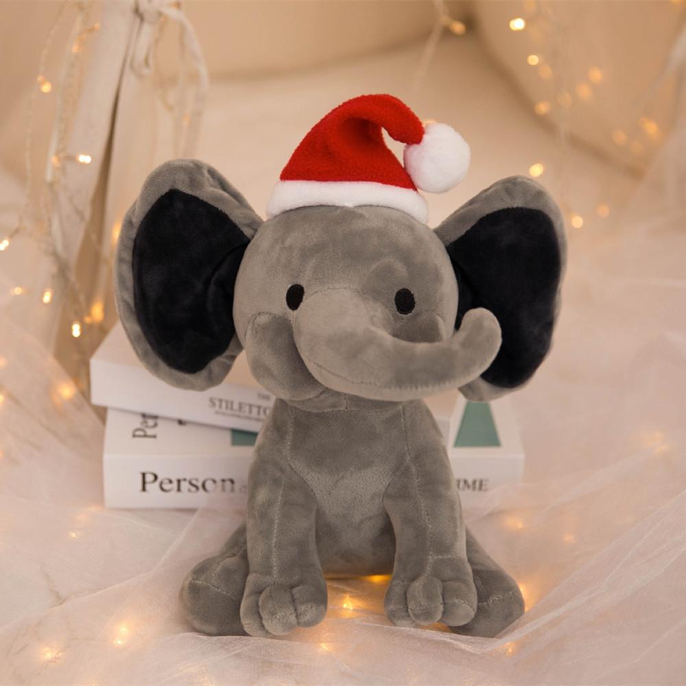 Elephant Plush Toys Kawaii Baby Toy Stuffed Animal Doll For Kids White Elephant Toys Cartoon For Girls Cute Toys For Wedding